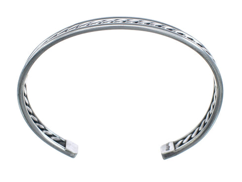 Authentic Sterling Silver Native American Cuff Bracelet AX122701